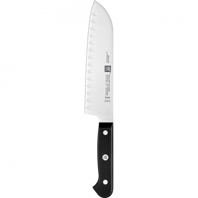 Nóż Gourmet 18cm Santoku z rowkami - 1