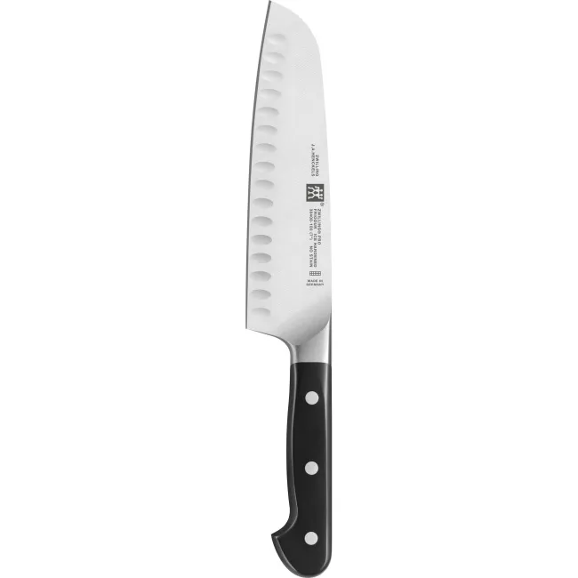 Nóż Pro 18cm Santoku z rowkami