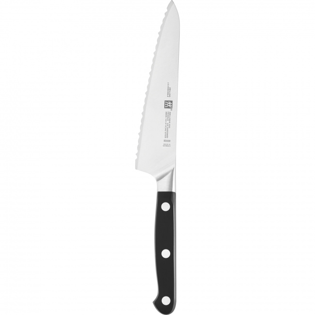 Pro Knife 14cm Compact Chef's Knife with Serrated Edge