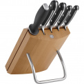 Pro Knife Set of 4 in Block + Sharpener - 1