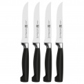 Twin Grip Steak Knife Set of 4 Four Star - 1