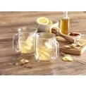 Set of Two Sorrento 450ml Latte Macchiato Mugs with Handle - 7