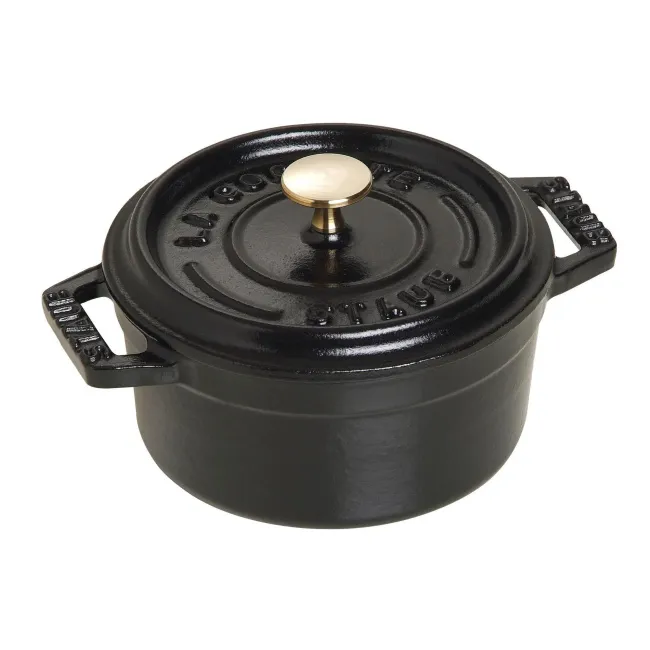 Garnek żeliwny Mini Cocotte 10cm 250ml czarny
