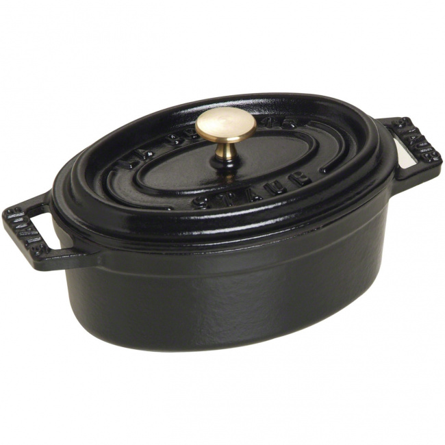 Garnek żeliwny Cocotte 10cm 250ml czarny