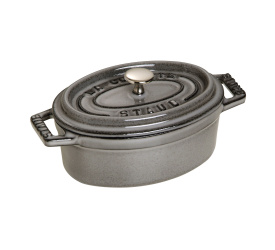Garnek żeliwny Cocotte 10cm 250ml grafitowy