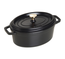 Garnek żeliwny Cocotte 23cm 2,35l czarny