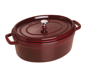 Garnek żeliwny Cocotte 23cm 2,35l grenadynowy