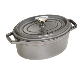 Garnek żeliwny Cocotte 23cm 2,35l grafitowy
