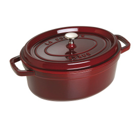Garnek żeliwny Cocotte 27cm 3,2l grenadynowy