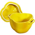 Mini Cocotte Cast Iron Pot 450ml 12cm Yellow Pepper - 4