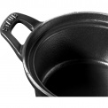Coquette Cast Iron Pot 500ml 12cm Black - 2