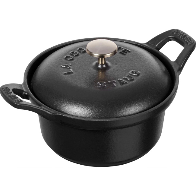 Coquette Cast Iron Pot 500ml 12cm Black