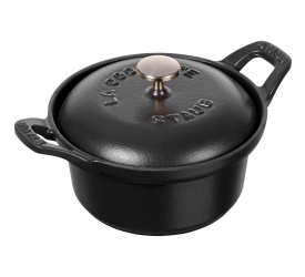 Garnek żeliwny Coquette 12cm 500ml czarny