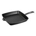 Patelnia żeliwna grillowa 30cm czarna