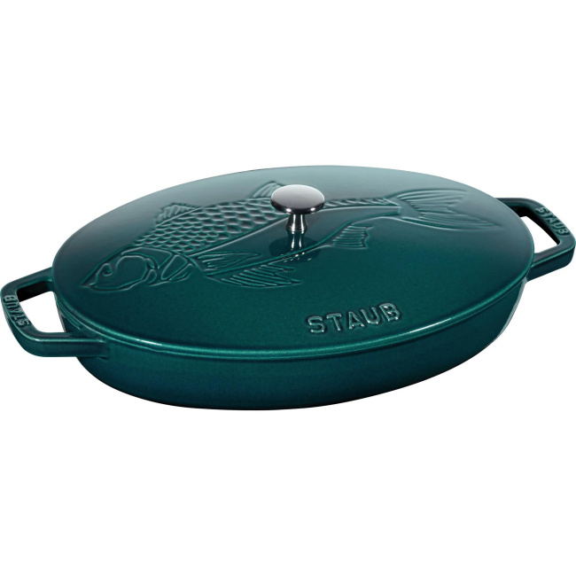 Brytfanna żeliwna do ryb 2,8l 32cm do ryb morski