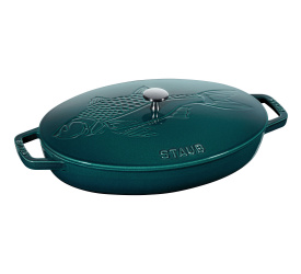 Brytfanna żeliwna do ryb 2,8l 32cm do ryb morski