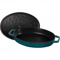 Fish-Shaped Cast Iron Pan 2.8L 32cm for Seafood - 3