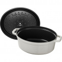 Garnek żeliwny Cocotte 37cm 8l truflowy - 3