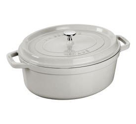 Garnek żeliwny Cocotte 37cm 8l truflowy