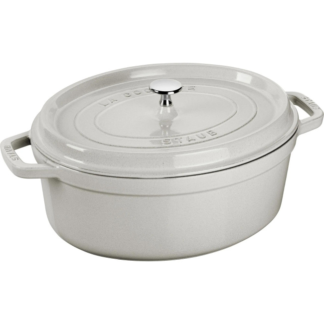 Garnek żeliwny Cocotte oval 6,7l 33cm truflowy