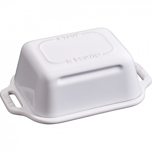 Serving Butter Dish White - 1