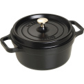 Cocotte Cast Iron Pot 2.6L 22cm Black