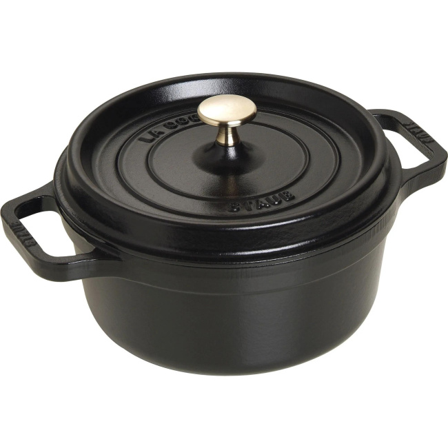 Garnek żeliwny Cocotte 22cm 2,6l czarny