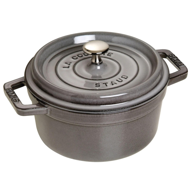 Cocotte Cast Iron Pot 2.6L 22cm Graphite