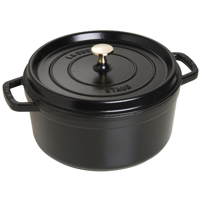 Garnek żeliwny Cocotte 26cm 5,2l czarny
