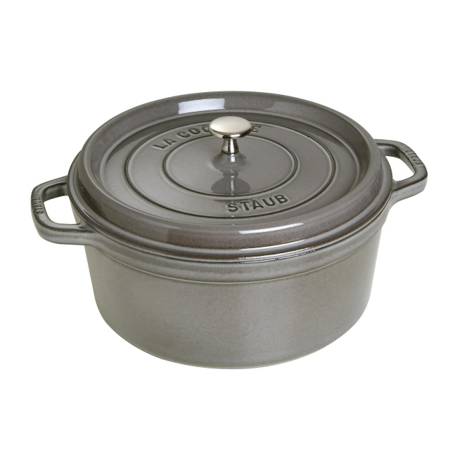 Cocotte Cast Iron Pot 6.7L 28cm Graphite