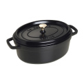 Brytfanna żeliwna Cocotte oval 4,2l 29cm czarna