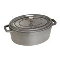 Brytfanna żeliwna Cocotte oval 5,5l 31cm grafitowy