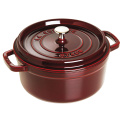 Garnek żeliwny Cocotte 24cm 3,8l grenadynowy