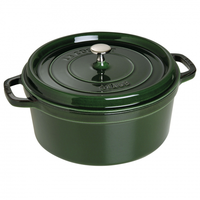Cocotte Cast Iron Pot 6.7L 28cm Green - 1