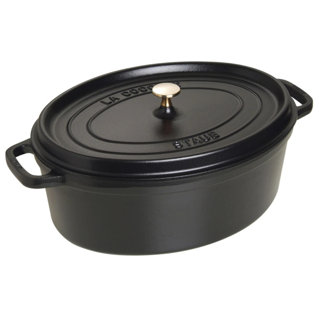 Cocotte Cast Iron Pot 8L Black