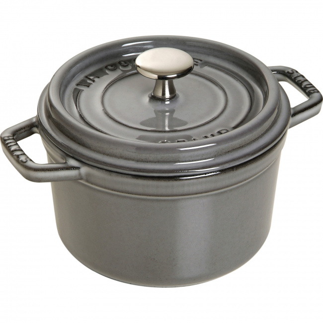 Cocotte Cast Iron Pot 800ml Graphite