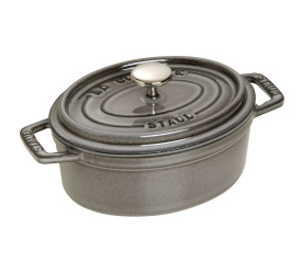 Garnek żeliwny Cocotte 15cm 600ml grafitowy