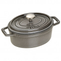 Garnek żeliwny Cocotte 15cm 600ml grafitowy