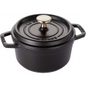 Cocotte Cast Iron Pot 1.2L 16cm Black - 1