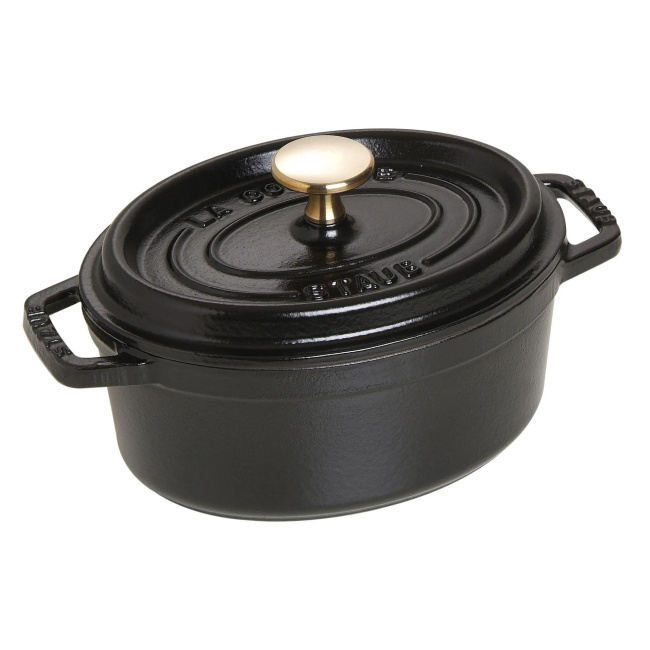 Garnek żeliwny Cocotte 17cm 1l czarny