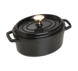 Garnek żeliwny Cocotte 17cm 1l czarny