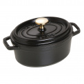 Garnek żeliwny Cocotte 17cm 1l czarny - 1