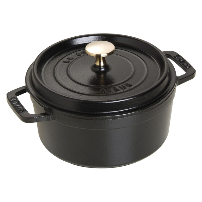 Garnek żeliwny Cocotte 18cm 1,7l czarny