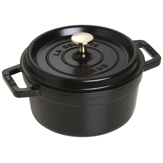 Garnek żeliwny Cocotte 20cm 2,2l czarny