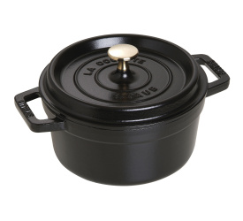 Garnek żeliwny Cocotte 20cm 2,2l czarny