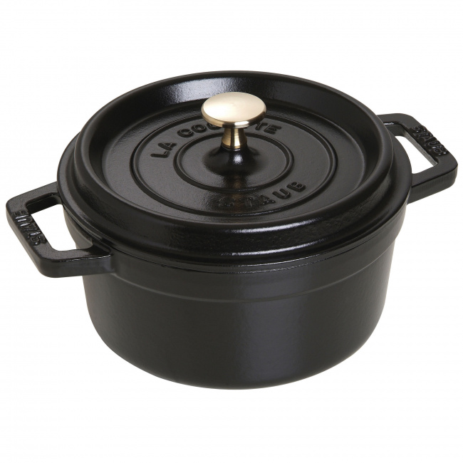 Cocotte Cast Iron Pot 2.2L 20cm Black