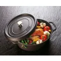Cocotte Cast Iron Pot 12L 41cm Black - 3