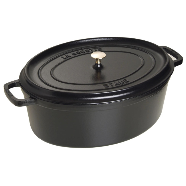 Cocotte Cast Iron Pot 12L 41cm Black