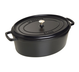 Garnek żeliwny Cocotte 41cm 12l czarny
