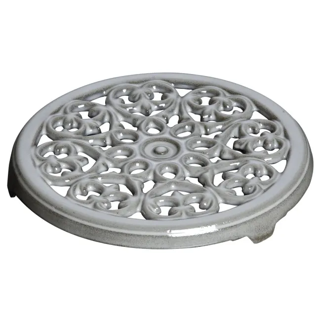 Cast Iron Pot Stand 23cm Gray